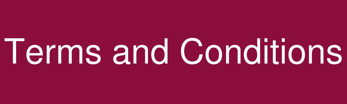 Terms and Conditions